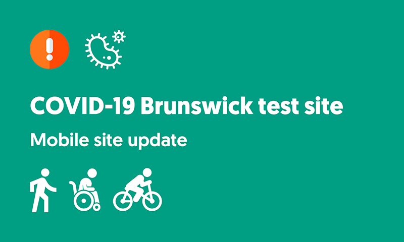 COVID Brunswick web tile mobile update