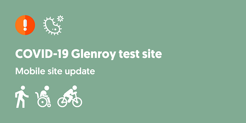 COVID Glenroy web tile mobile update