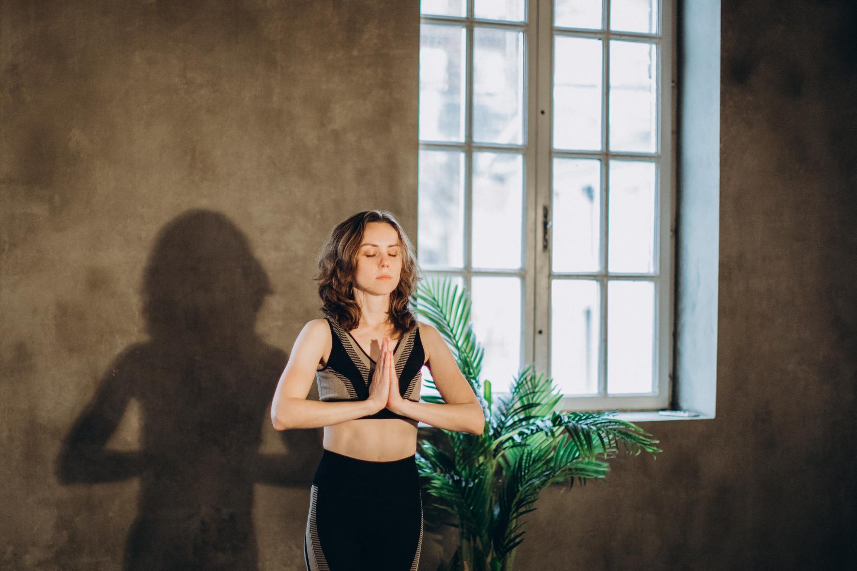 Canva Woman Practicing Yoga