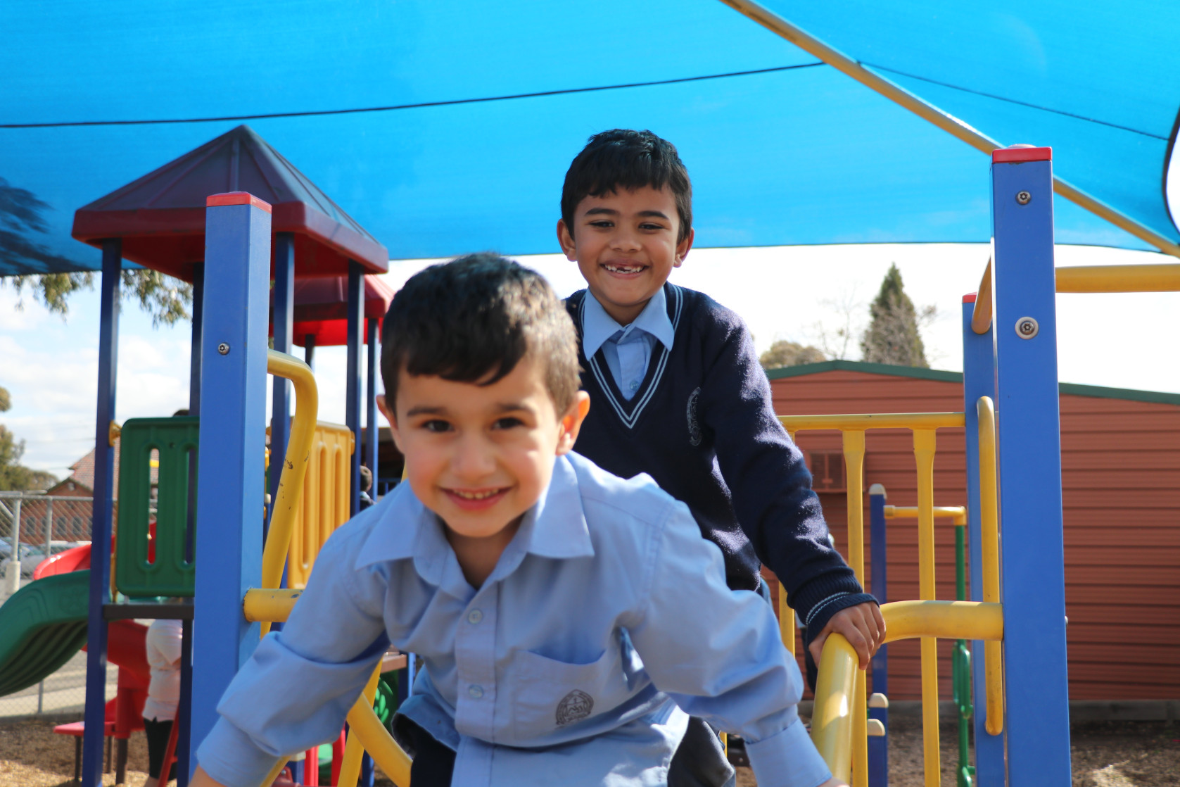 Kids on playground