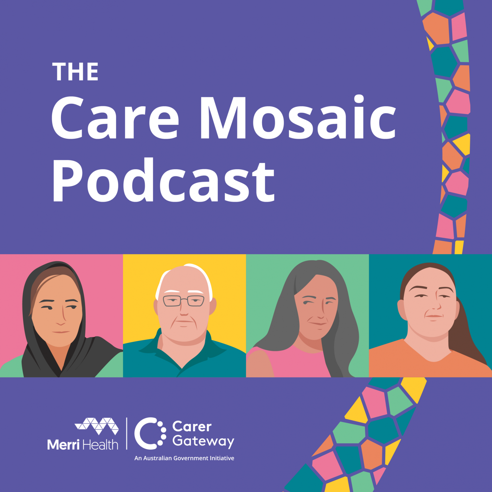 MerriHealth The Care Mosaic Podcast tile FA3